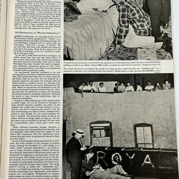 Saturday Evening Post from August 7,1954 - The Drug Addicts Who Cure One Another - Picture 10 of 11